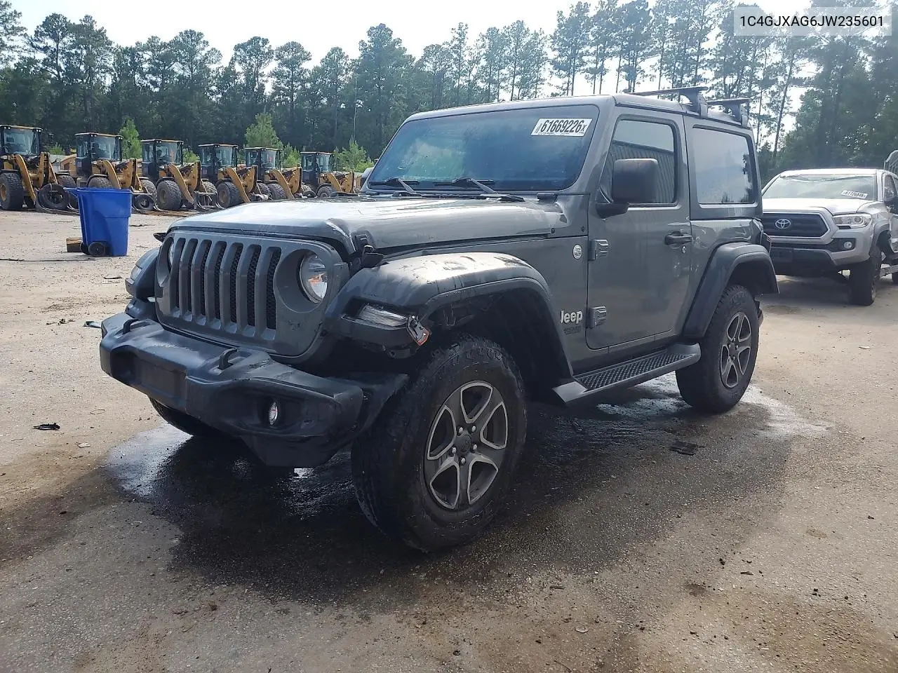 2018 Jeep Wrangler Sport VIN: 1C4GJXAG6JW235601 Lot: 61669226