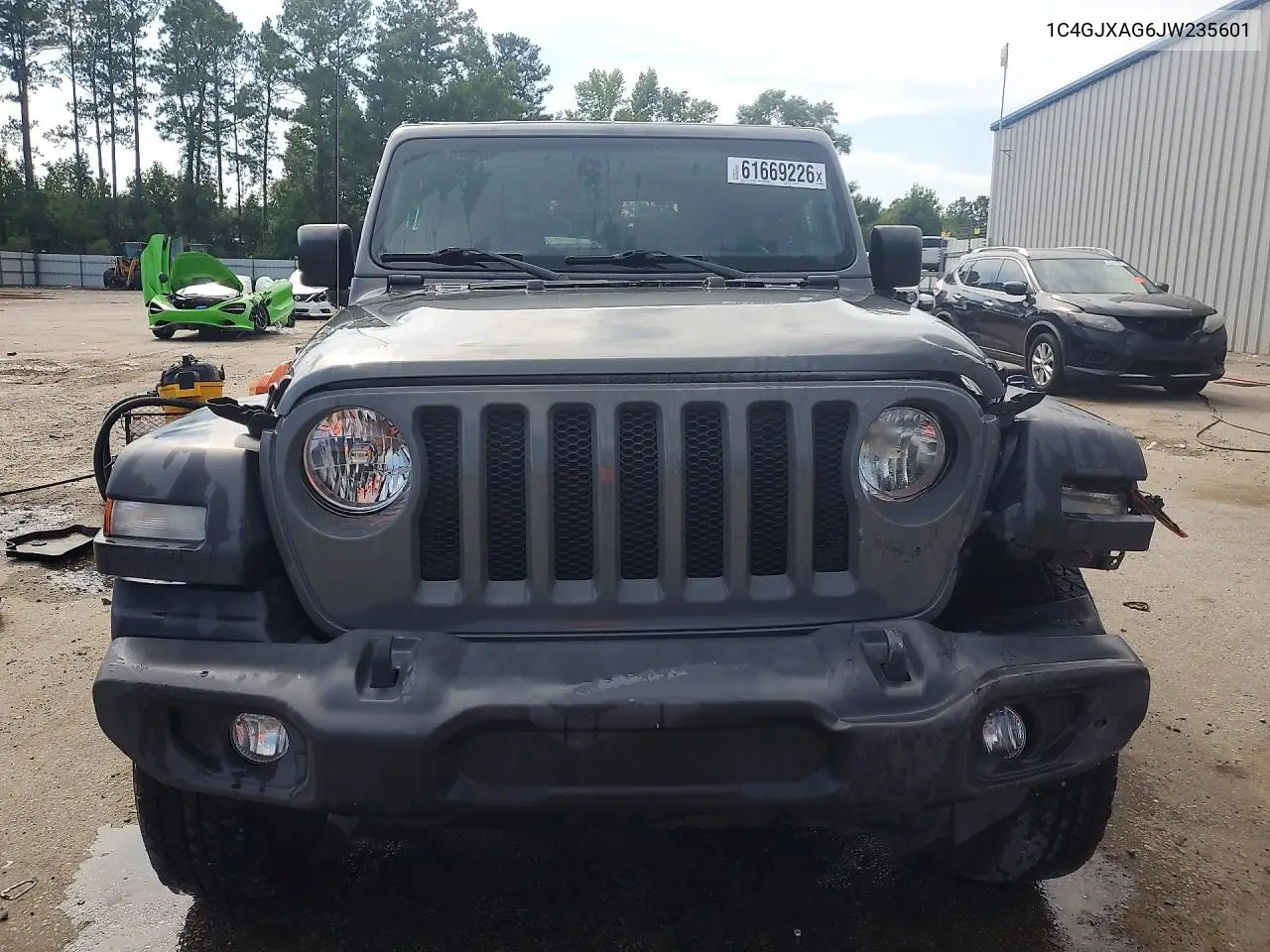 2018 Jeep Wrangler Sport VIN: 1C4GJXAG6JW235601 Lot: 61669226