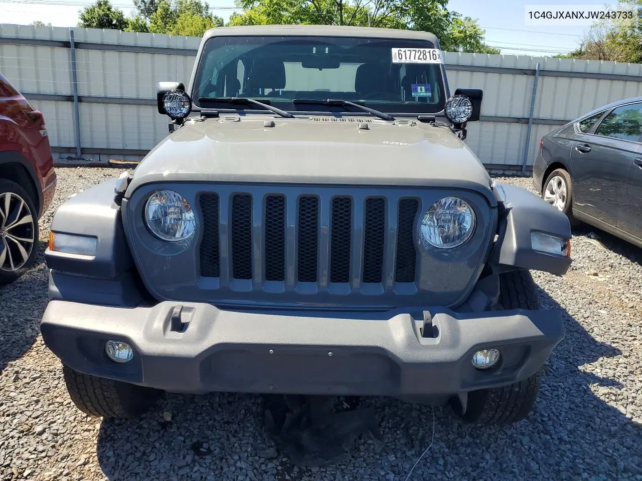 2018 Jeep Wrangler Sport VIN: 1C4GJXANXJW243733 Lot: 61772816