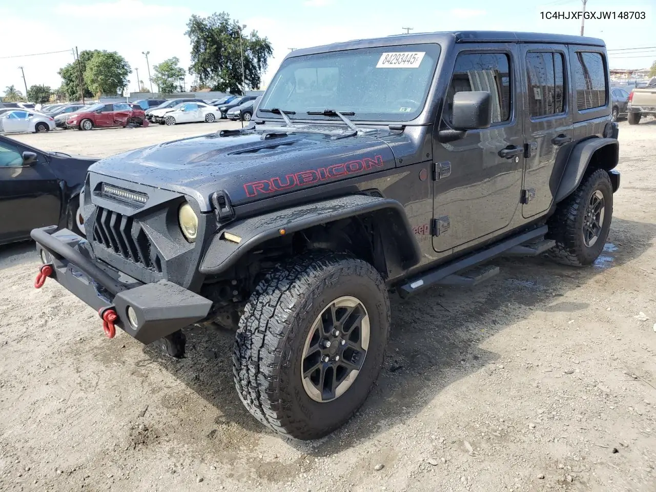 1C4HJXFGXJW148703 2018 Jeep Wrangler Unlimited Rubicon
