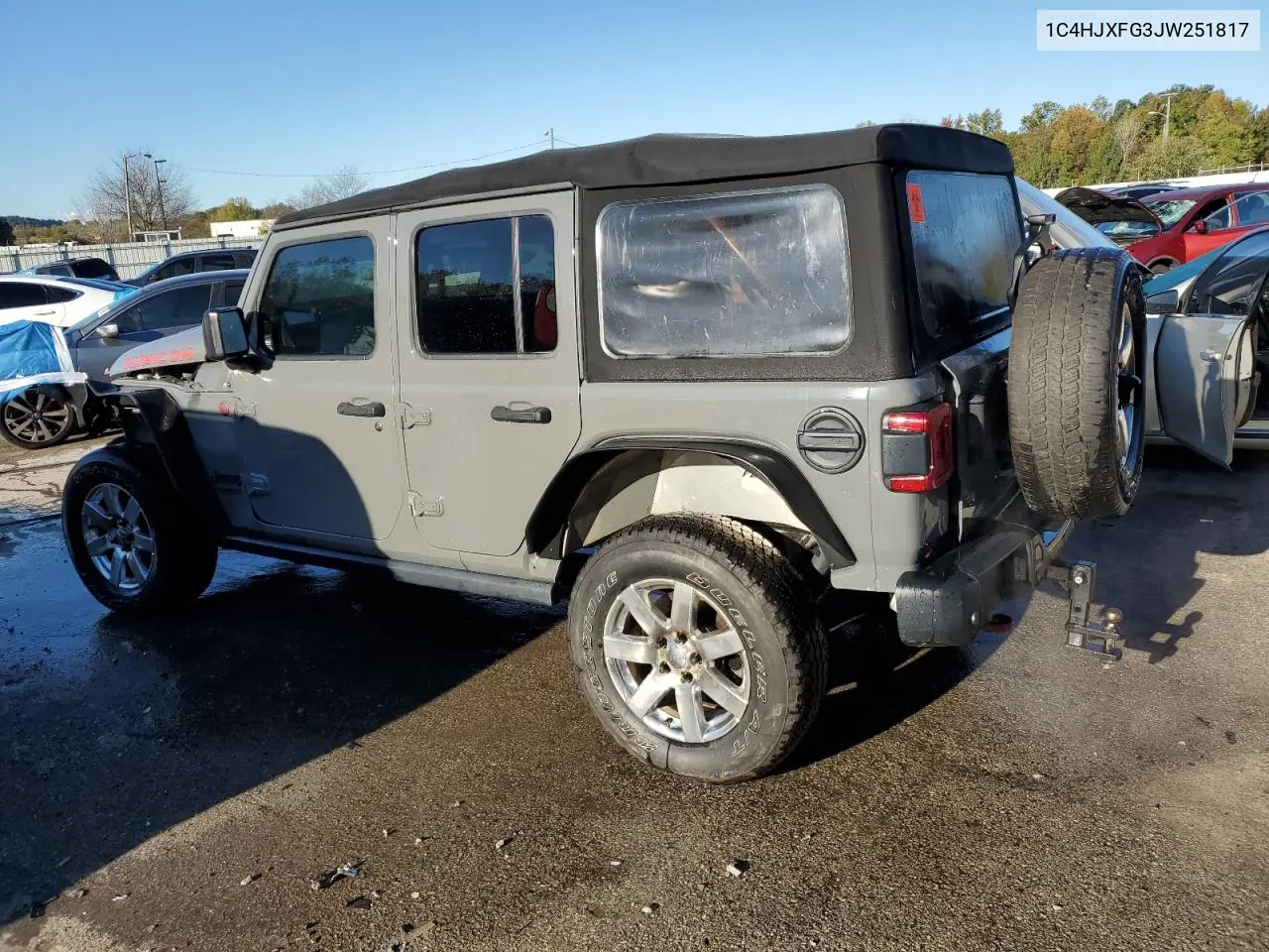 1C4HJXFG3JW251817 2018 Jeep Wrangler Unlimited Rubicon