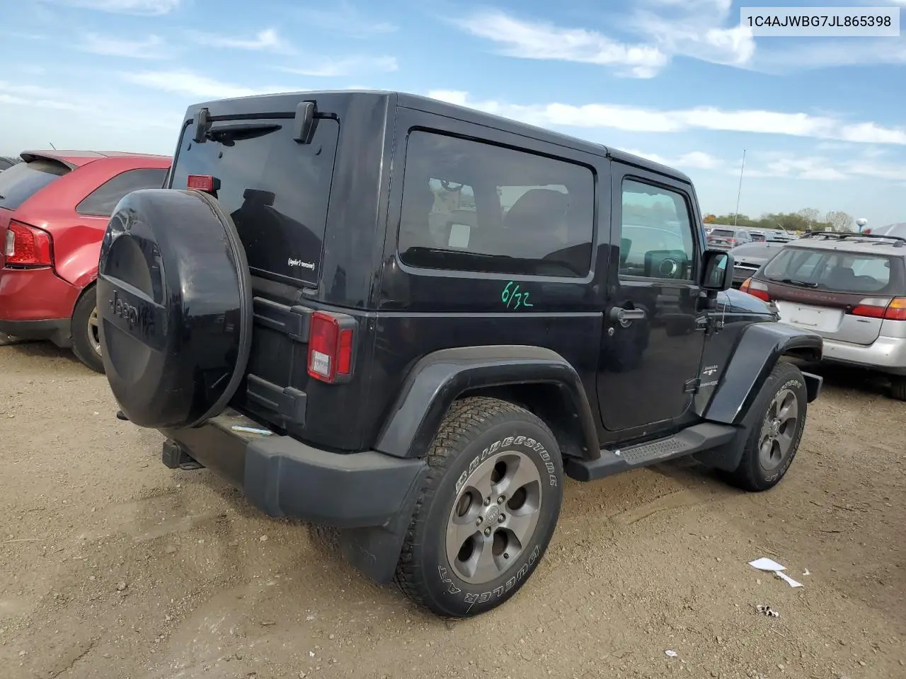 1C4AJWBG7JL865398 2018 Jeep Wrangler Sahara