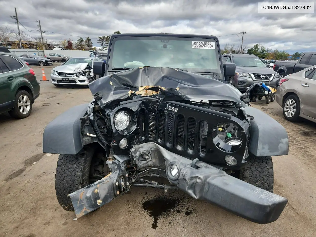 1C4BJWDG5JL827802 2018 Jeep Wrangler Unlimited Sport