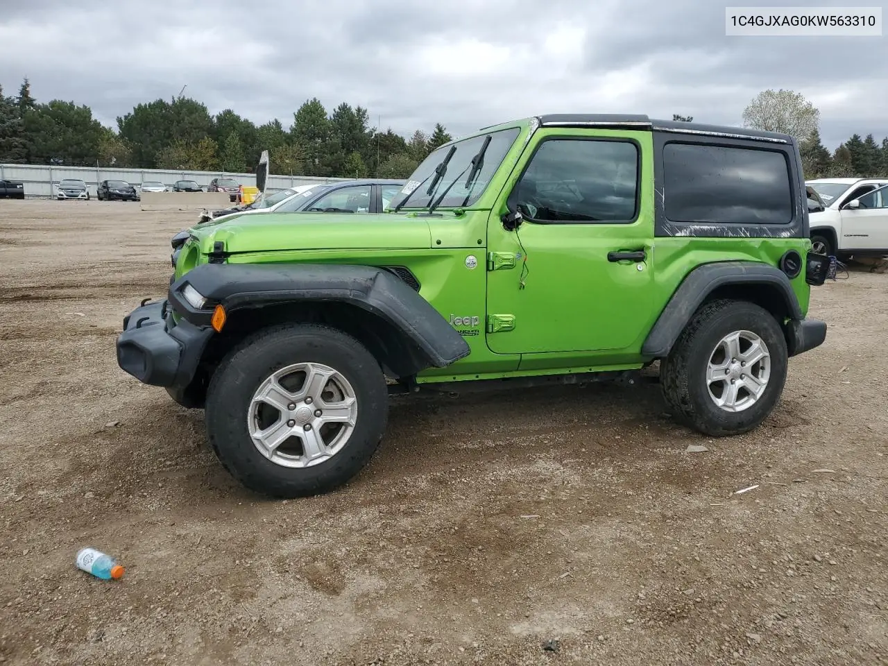 1C4GJXAG0KW563310 2019 Jeep Wrangler Sport