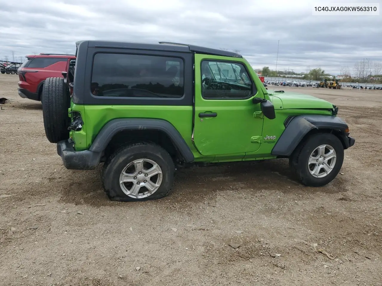 1C4GJXAG0KW563310 2019 Jeep Wrangler Sport