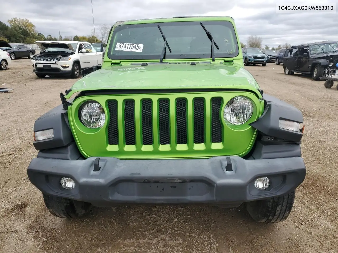 1C4GJXAG0KW563310 2019 Jeep Wrangler Sport