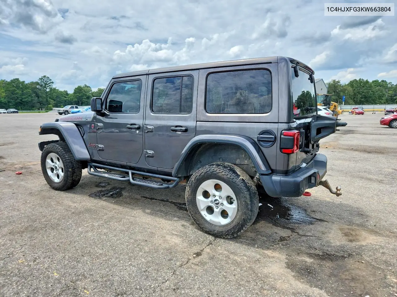 2019 Jeep Wrangler Unlimited Rubicon VIN: 1C4HJXFG3KW663804 Lot: 58330416