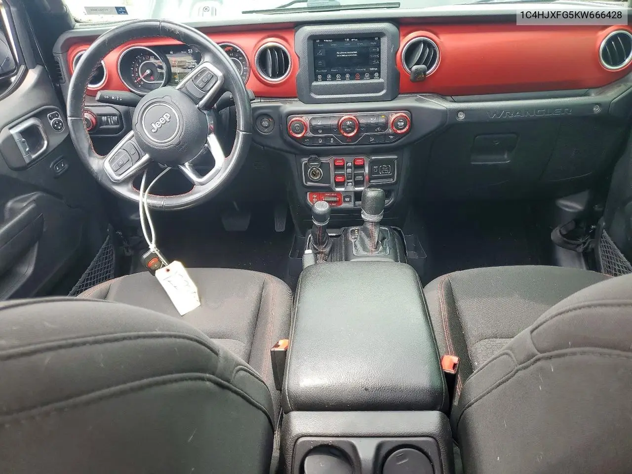 2019 Jeep Wrangler Unlimited Rubicon VIN: 1C4HJXFG5KW666428 Lot: 58713566
