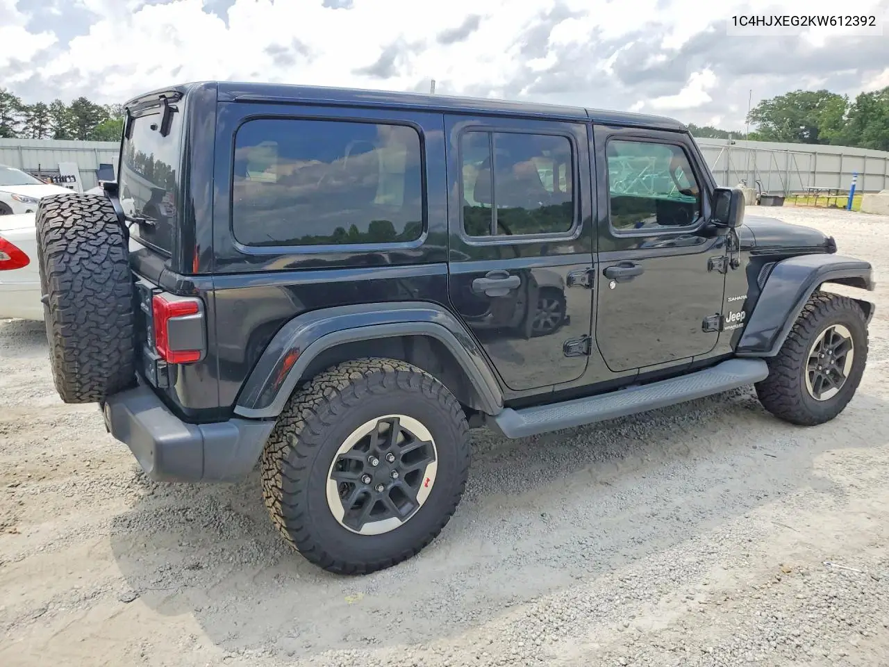 2019 Jeep Wrangler Unlimited Sahara VIN: 1C4HJXEG2KW612392 Lot: 59242296