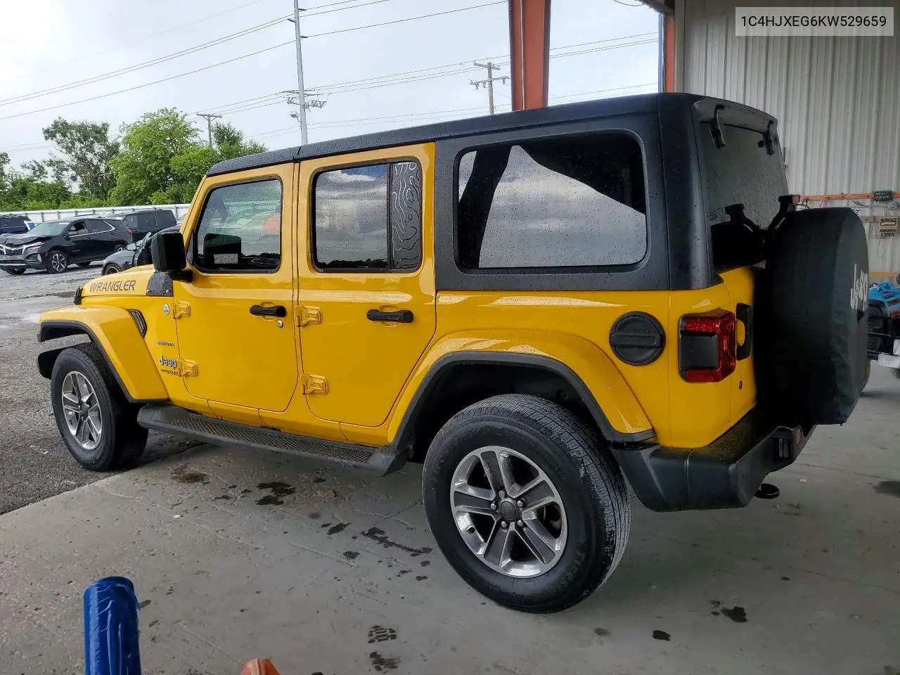 2019 Jeep Wrangler Unlimited Sahara VIN: 1C4HJXEG6KW529659 Lot: 61131856