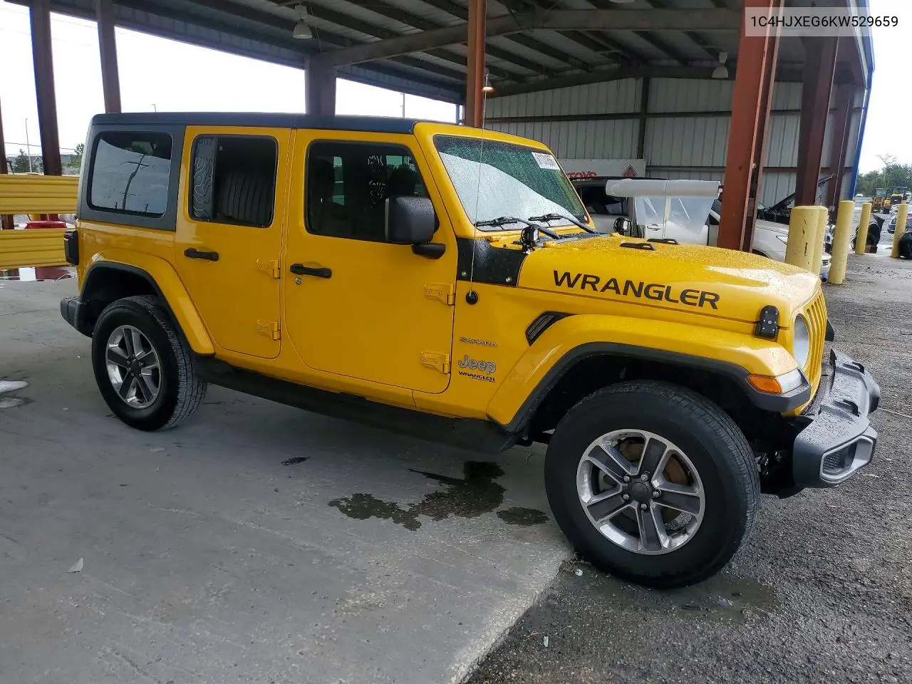 2019 Jeep Wrangler Unlimited Sahara VIN: 1C4HJXEG6KW529659 Lot: 61131856