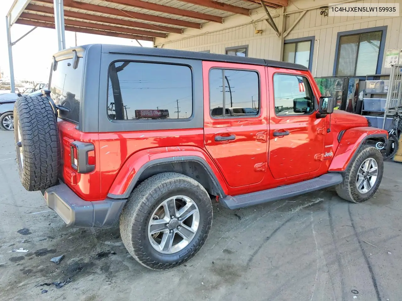 2020 Jeep Wrangler Unlimited Sahara VIN: 1C4HJXEN5LW159935 Lot: 56273996