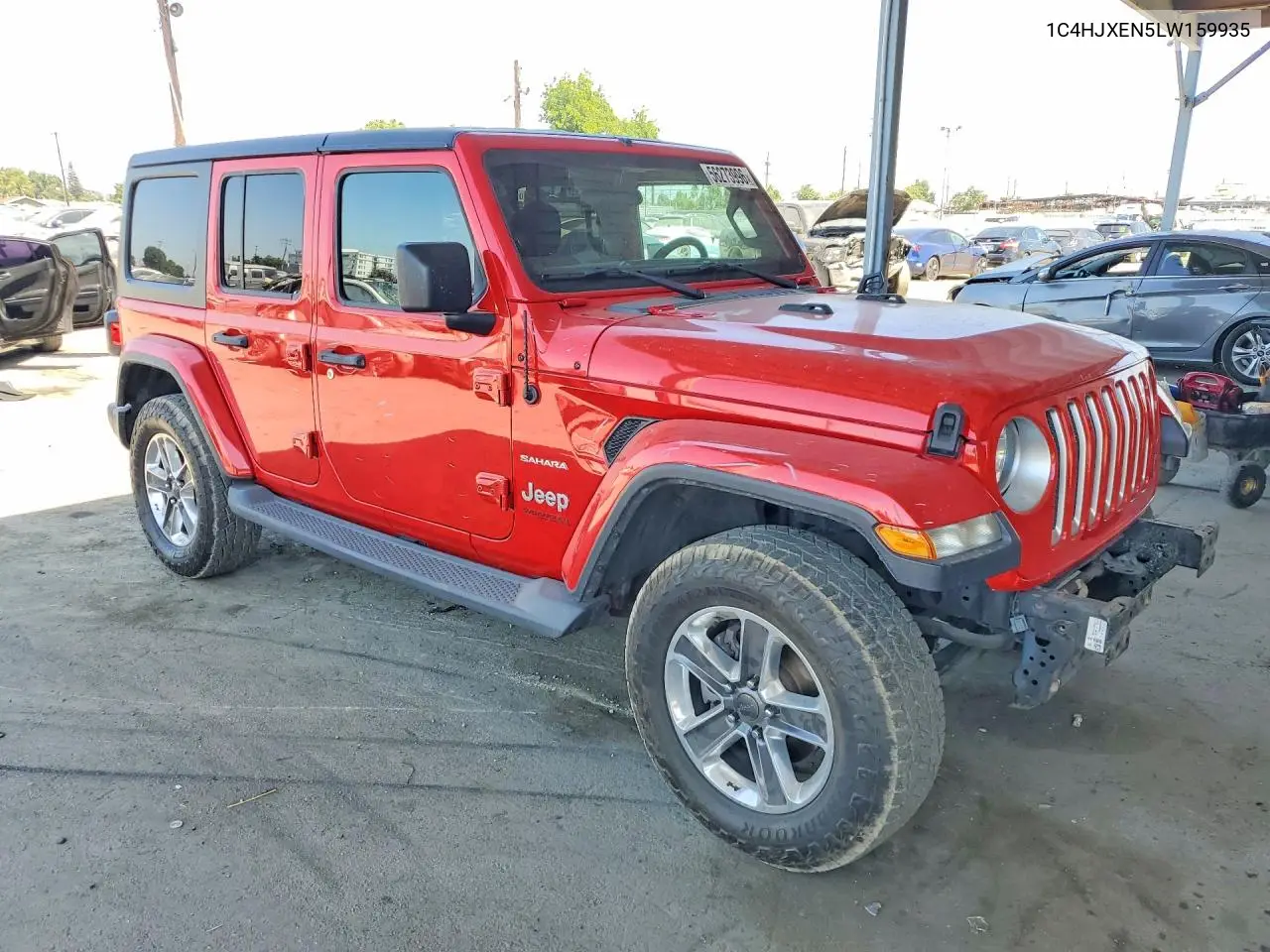 2020 Jeep Wrangler Unlimited Sahara VIN: 1C4HJXEN5LW159935 Lot: 56273996