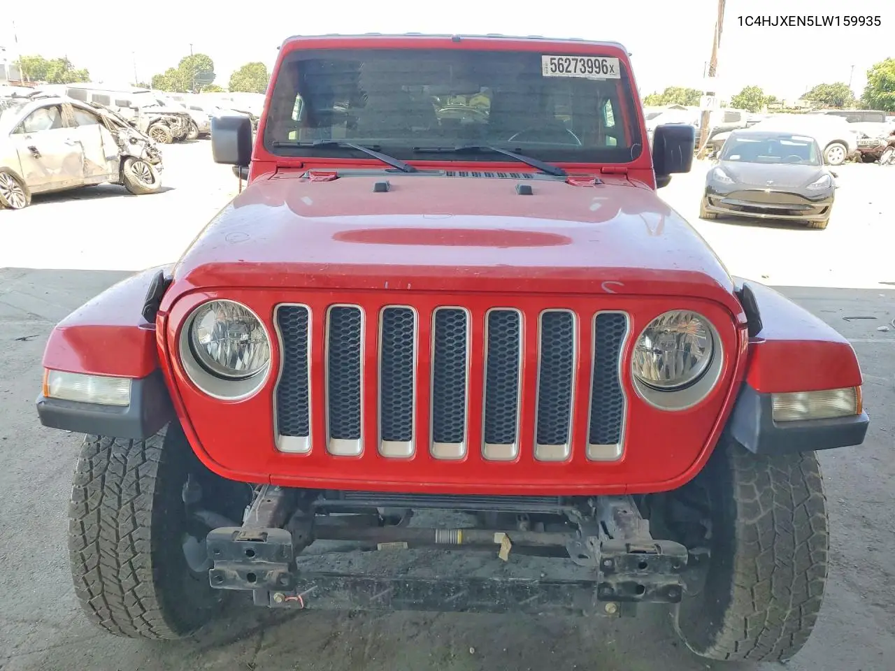2020 Jeep Wrangler Unlimited Sahara VIN: 1C4HJXEN5LW159935 Lot: 56273996