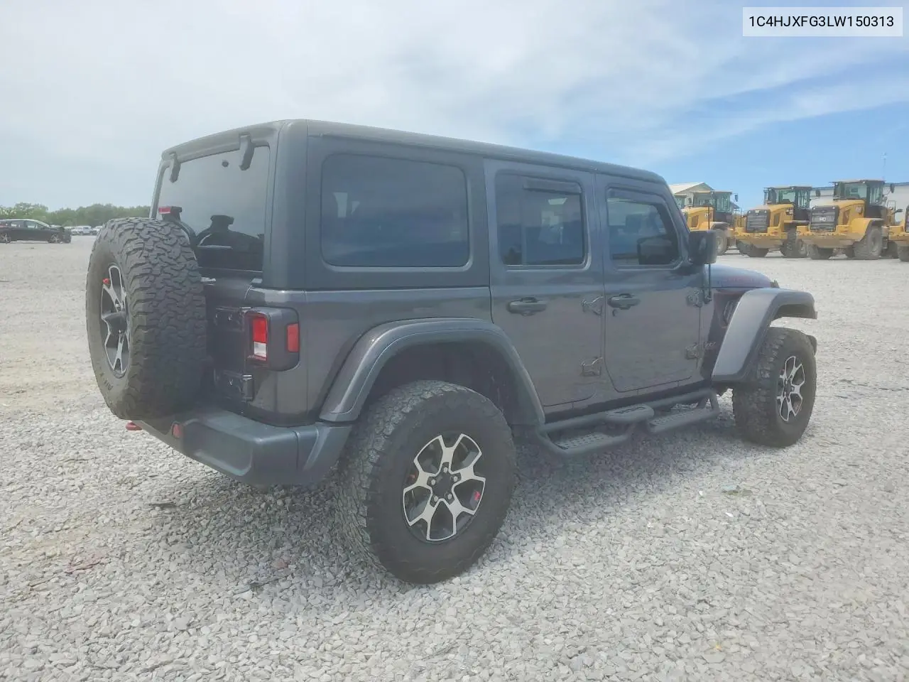 2020 Jeep Wrangler Unlimited Rubicon VIN: 1C4HJXFG3LW150313 Lot: 58536576