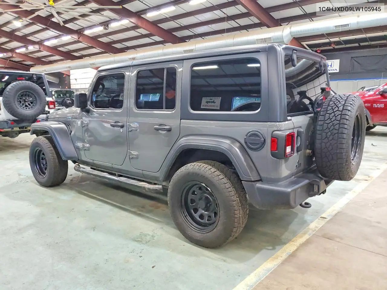 2020 Jeep Wrangler Unlimited Sport VIN: 1C4HJXDG9LW105945 Lot: 58578616