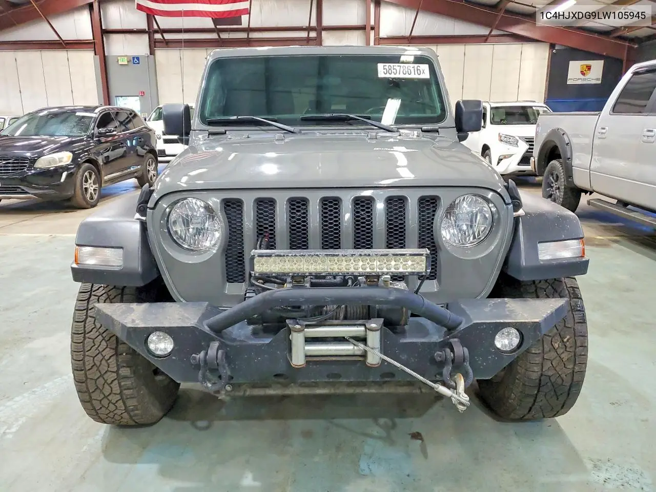 2020 Jeep Wrangler Unlimited Sport VIN: 1C4HJXDG9LW105945 Lot: 58578616