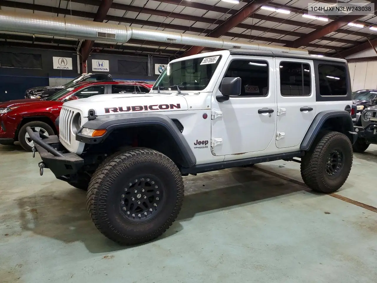 2020 Jeep Wrangler Unlimited Rubicon VIN: 1C4HJXFN3LW243038 Lot: 58578686