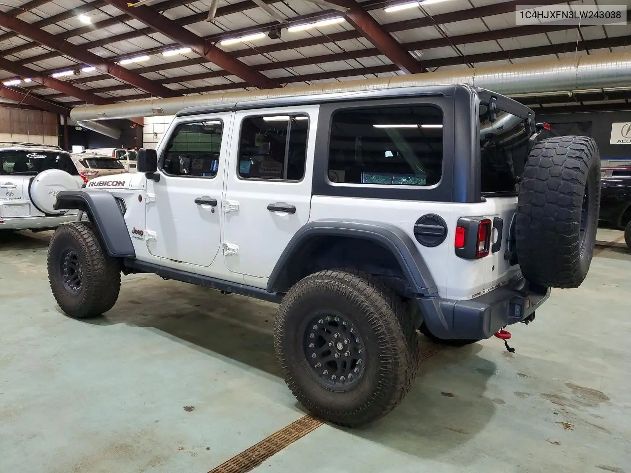 2020 Jeep Wrangler Unlimited Rubicon VIN: 1C4HJXFN3LW243038 Lot: 58578686