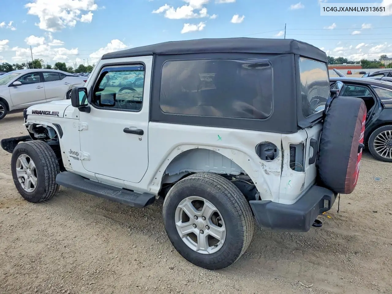 2020 Jeep Wrangler Sport VIN: 1C4GJXAN4LW313651 Lot: 58608986