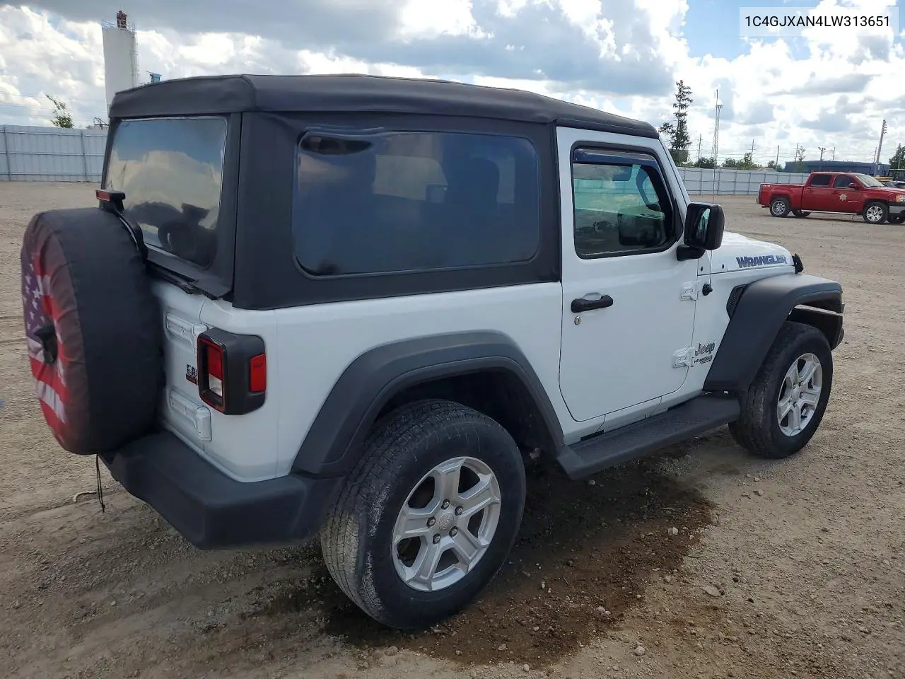 2020 Jeep Wrangler Sport VIN: 1C4GJXAN4LW313651 Lot: 58608986
