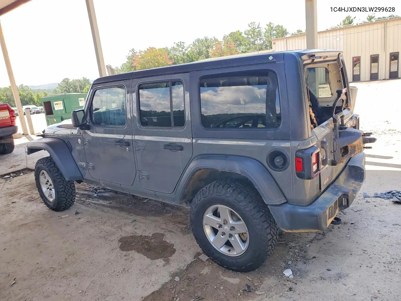 2020 Jeep Wrangler Unlimited Sport VIN: 1C4HJXDN3LW299628 Lot: 60978856