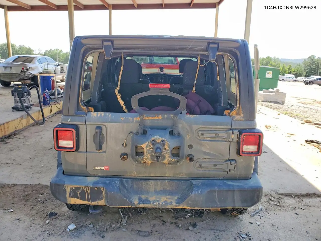 2020 Jeep Wrangler Unlimited Sport VIN: 1C4HJXDN3LW299628 Lot: 60978856