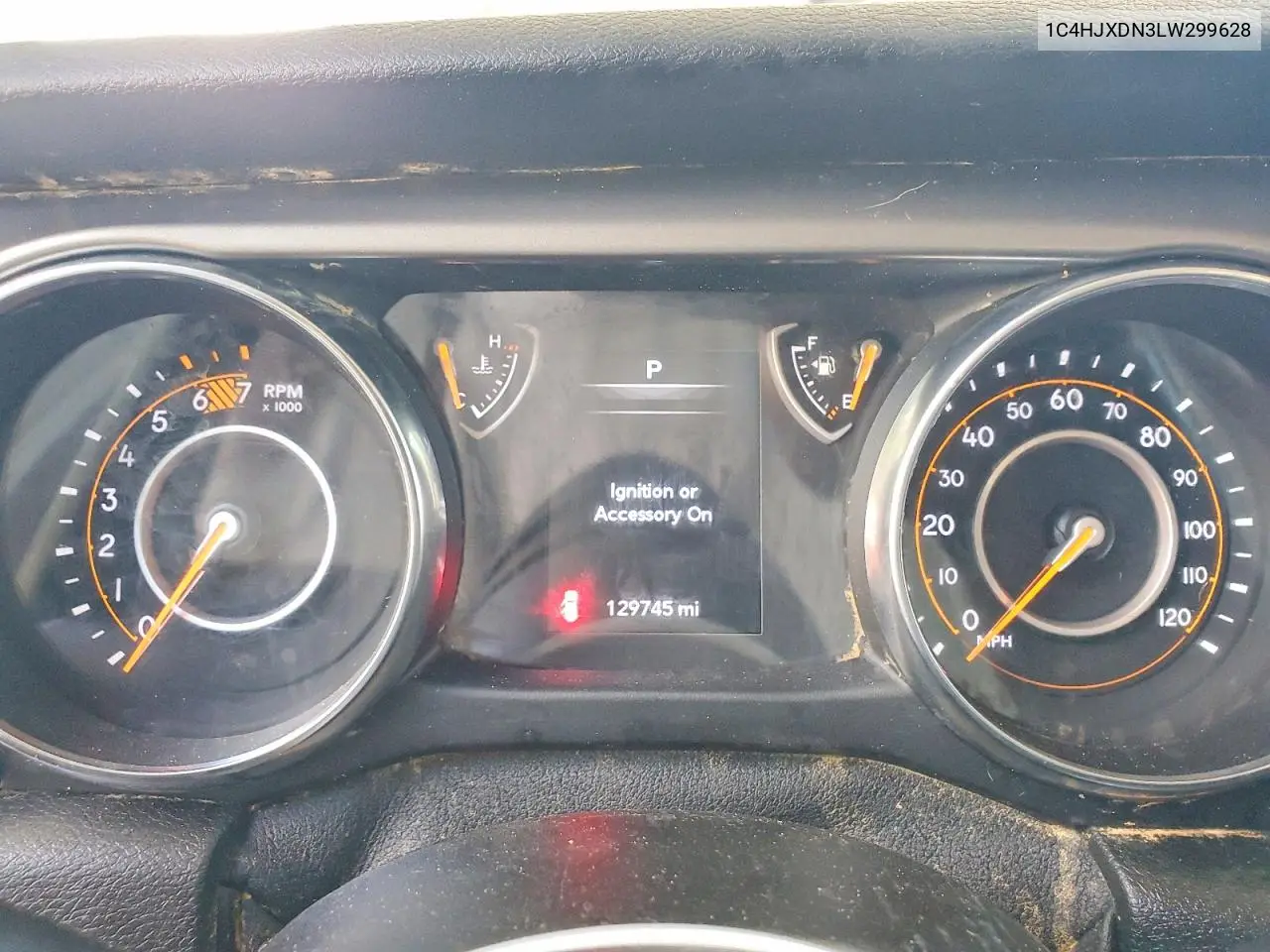 2020 Jeep Wrangler Unlimited Sport VIN: 1C4HJXDN3LW299628 Lot: 60978856