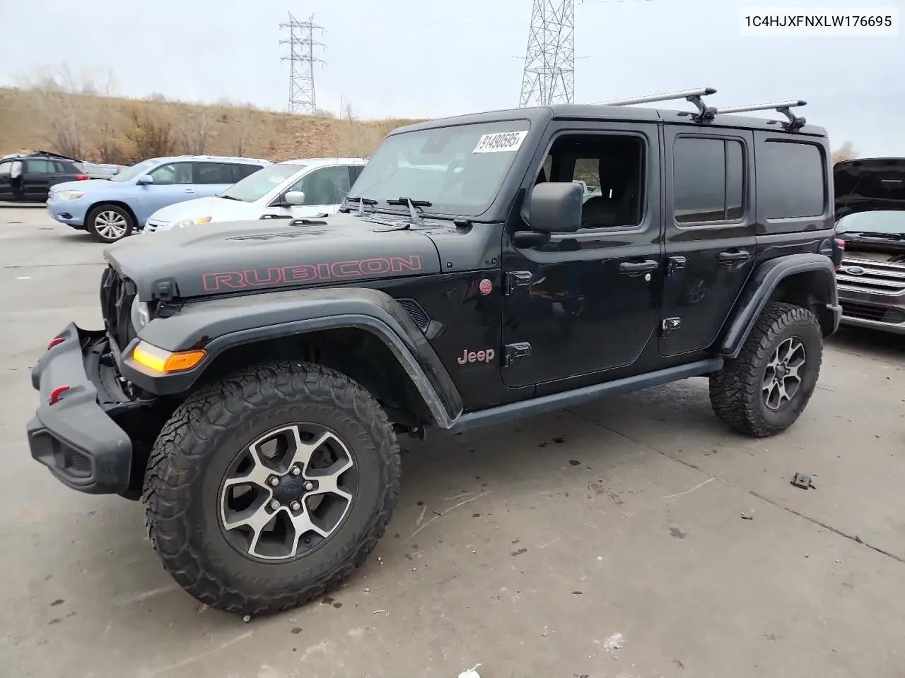 1C4HJXFNXLW176695 2020 Jeep Wrangler Unlimited Rubicon