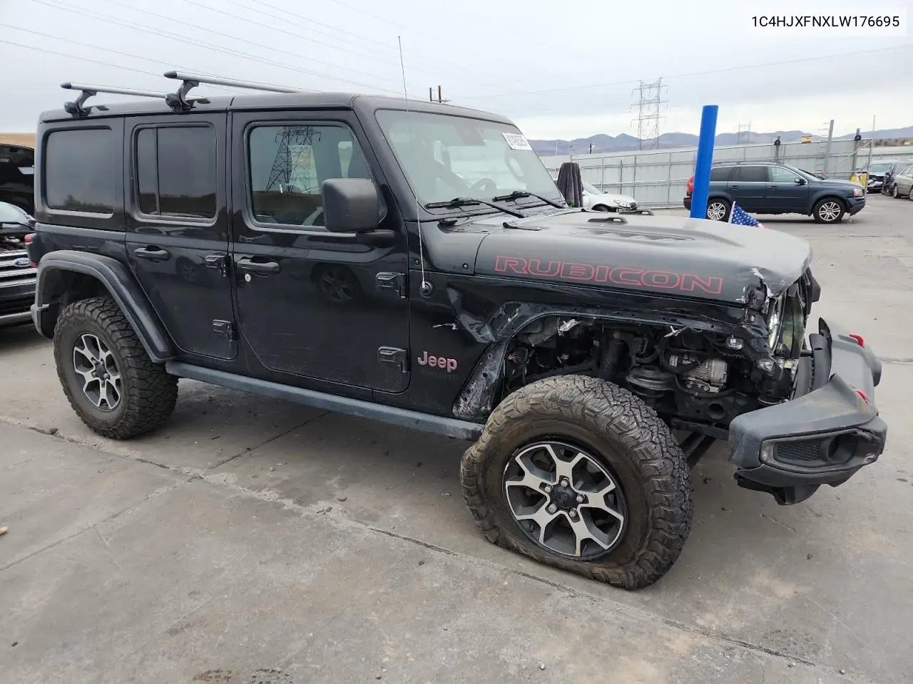 1C4HJXFNXLW176695 2020 Jeep Wrangler Unlimited Rubicon