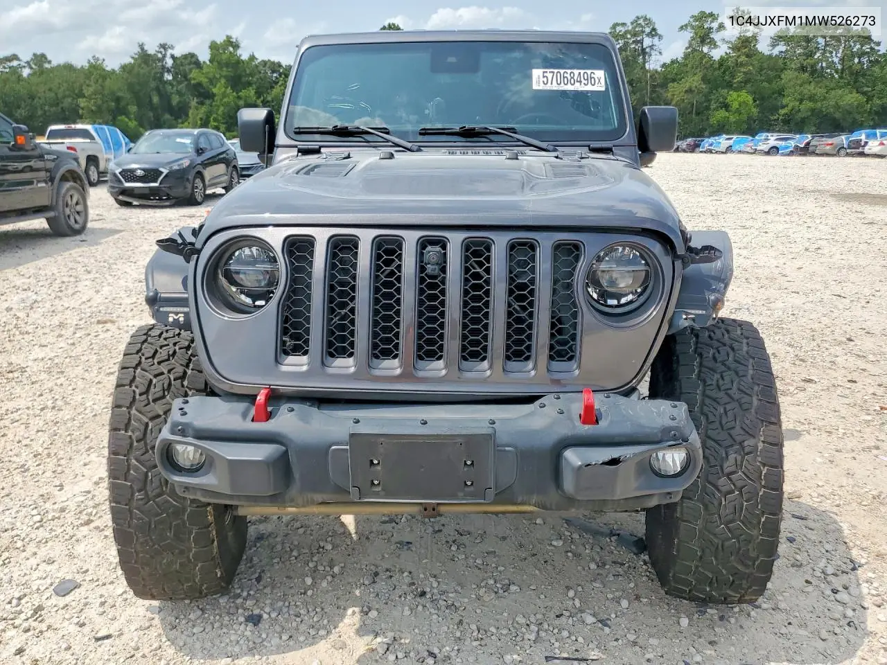 2021 Jeep Wrangler Unlimited Rubicon VIN: 1C4JJXFM1MW526273 Lot: 57068496