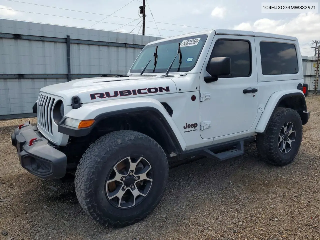 2021 Jeep Wrangler Rubicon VIN: 1C4HJXCG3MW832971 Lot: 58375266