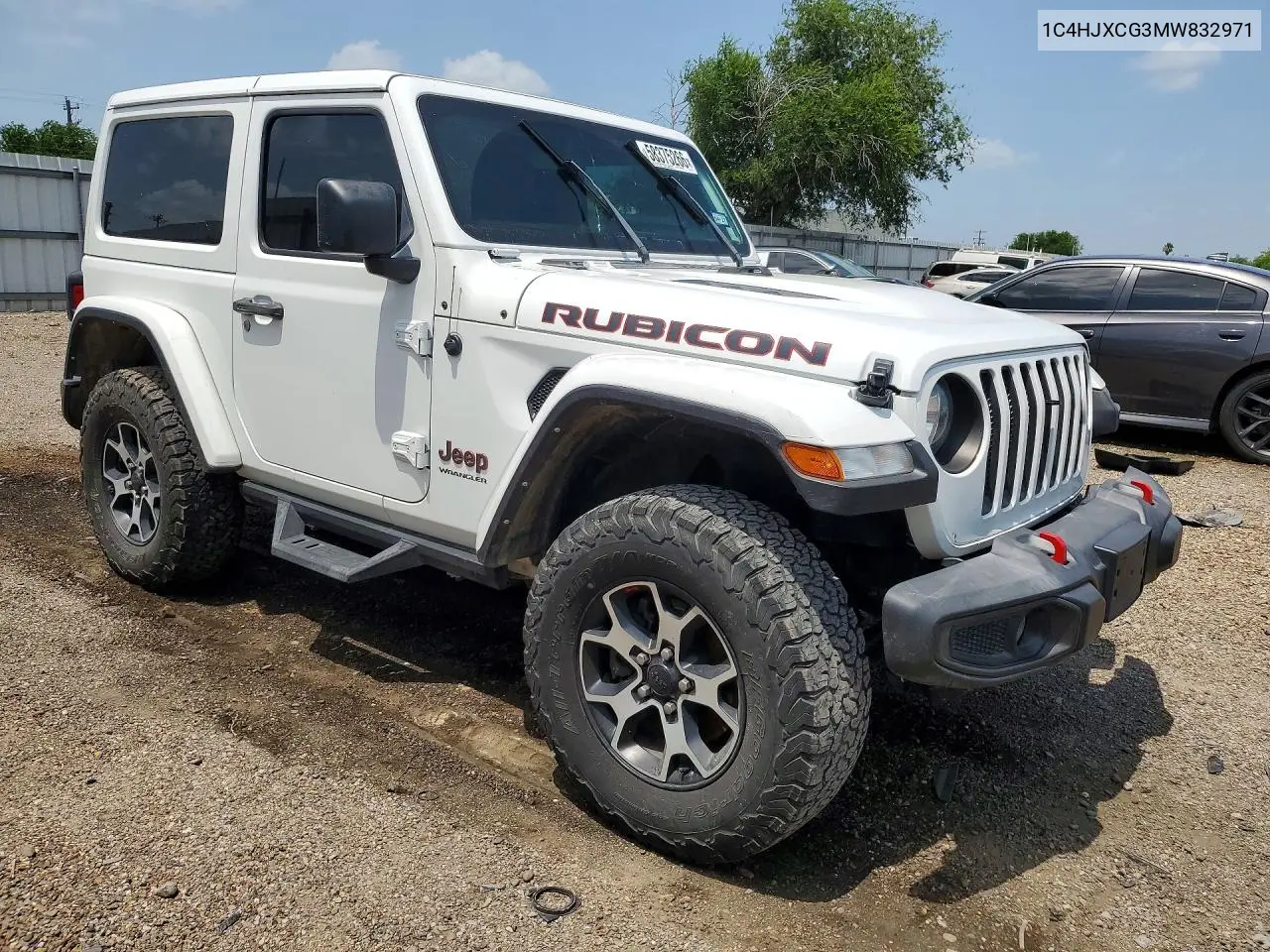2021 Jeep Wrangler Rubicon VIN: 1C4HJXCG3MW832971 Lot: 58375266