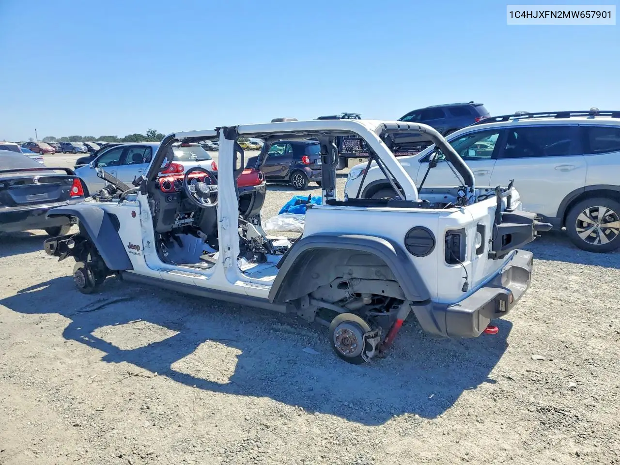 2021 Jeep Wrangler Unlimited Rubicon VIN: 1C4HJXFN2MW657901 Lot: 58803726