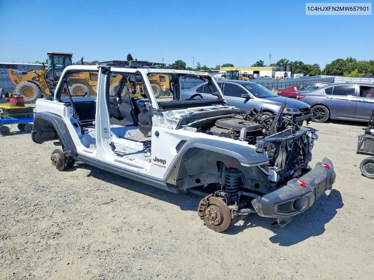 2021 Jeep Wrangler Unlimited Rubicon VIN: 1C4HJXFN2MW657901 Lot: 58803726