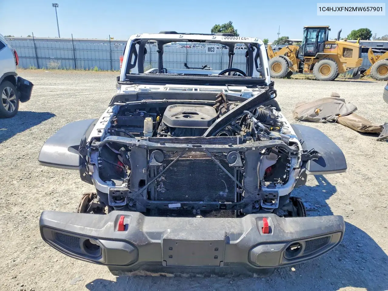 2021 Jeep Wrangler Unlimited Rubicon VIN: 1C4HJXFN2MW657901 Lot: 58803726