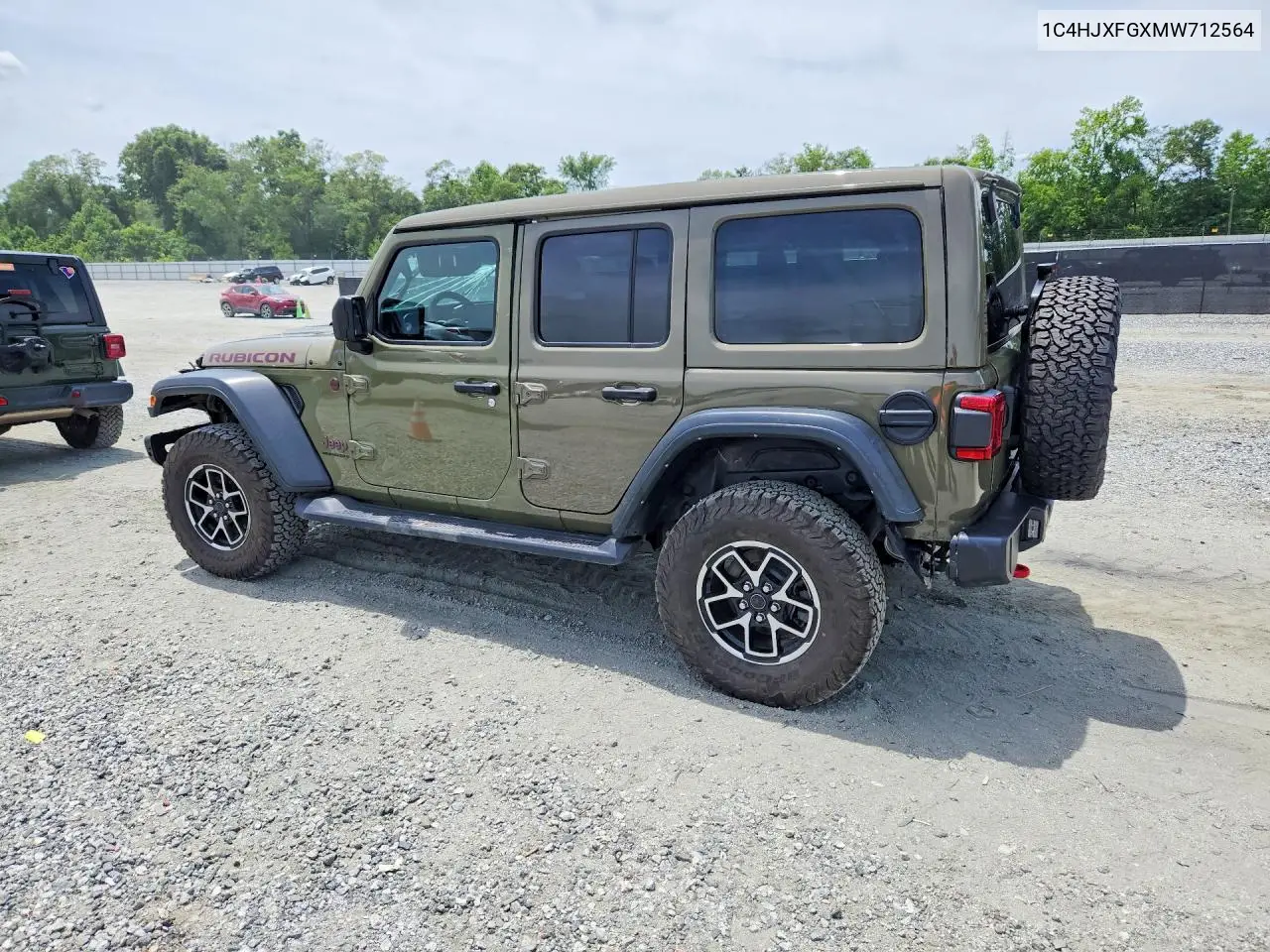 2021 Jeep Wrangler Unlimited Rubicon VIN: 1C4HJXFGXMW712564 Lot: 58914976