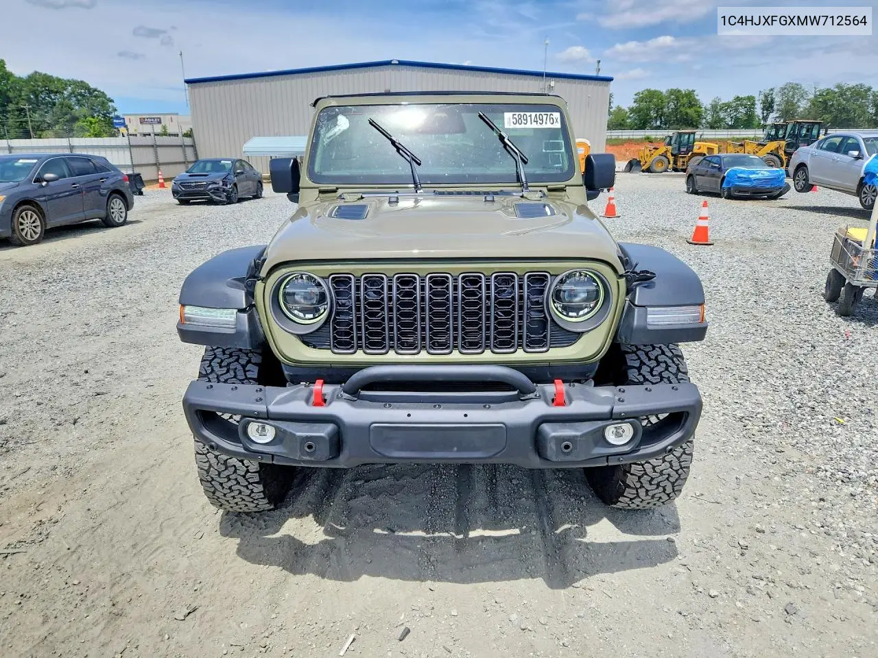 2021 Jeep Wrangler Unlimited Rubicon VIN: 1C4HJXFGXMW712564 Lot: 58914976