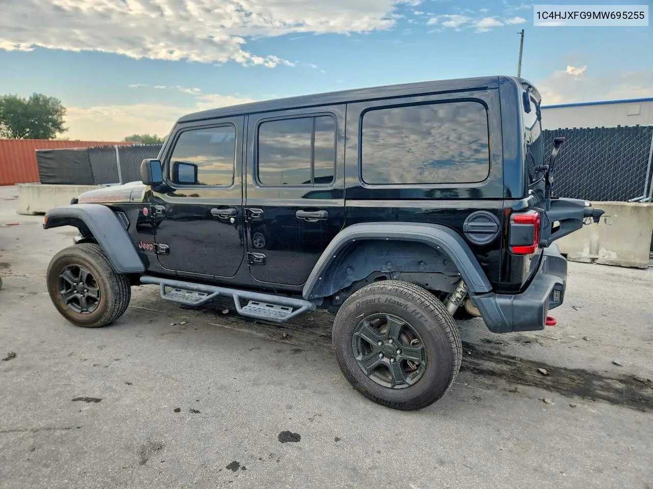 2021 Jeep Wrangler Unlimited Rubicon VIN: 1C4HJXFG9MW695255 Lot: 60846136