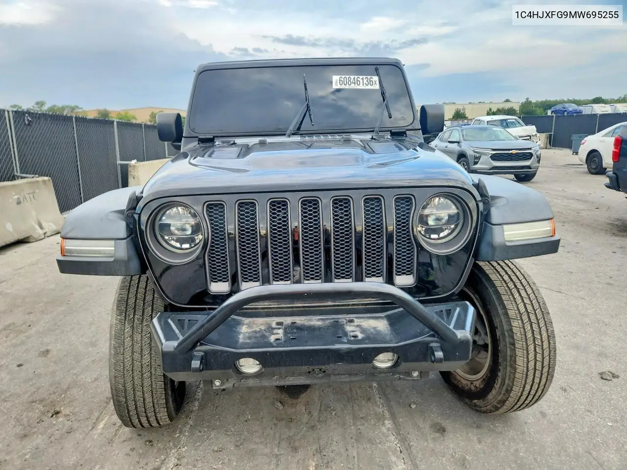 2021 Jeep Wrangler Unlimited Rubicon VIN: 1C4HJXFG9MW695255 Lot: 60846136