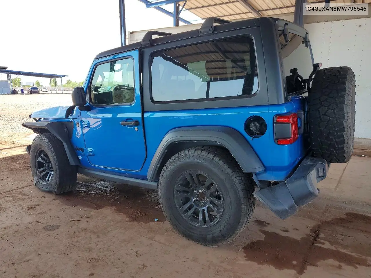 2021 Jeep Wrangler Sport VIN: 1C4GJXAN8MW796546 Lot: 60895536