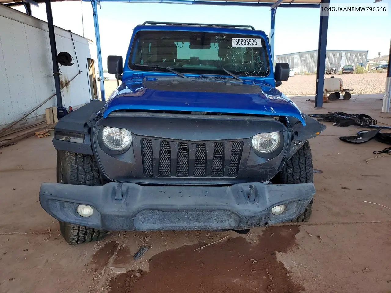 2021 Jeep Wrangler Sport VIN: 1C4GJXAN8MW796546 Lot: 60895536