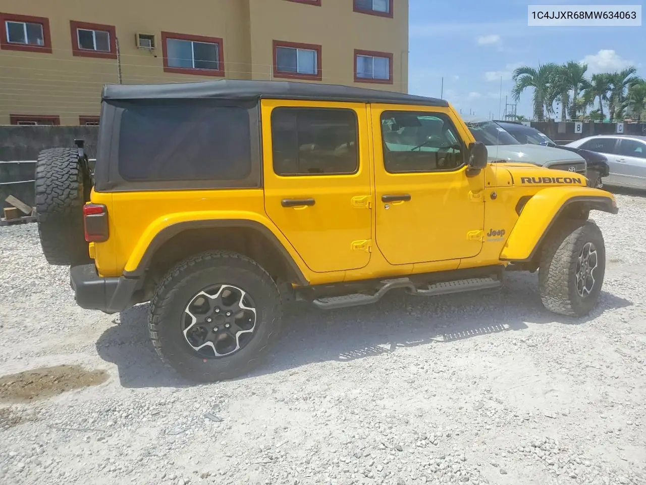 2021 Jeep Wrangler Unlimited Rubicon 4Xe VIN: 1C4JJXR68MW634063 Lot: 60940266
