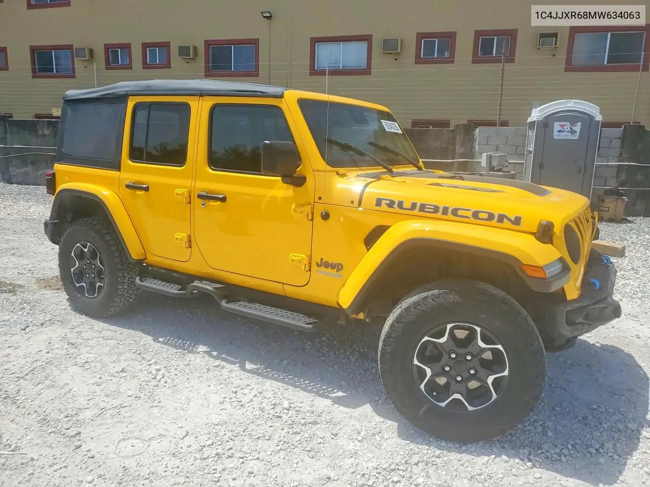 2021 Jeep Wrangler Unlimited Rubicon 4Xe VIN: 1C4JJXR68MW634063 Lot: 60940266