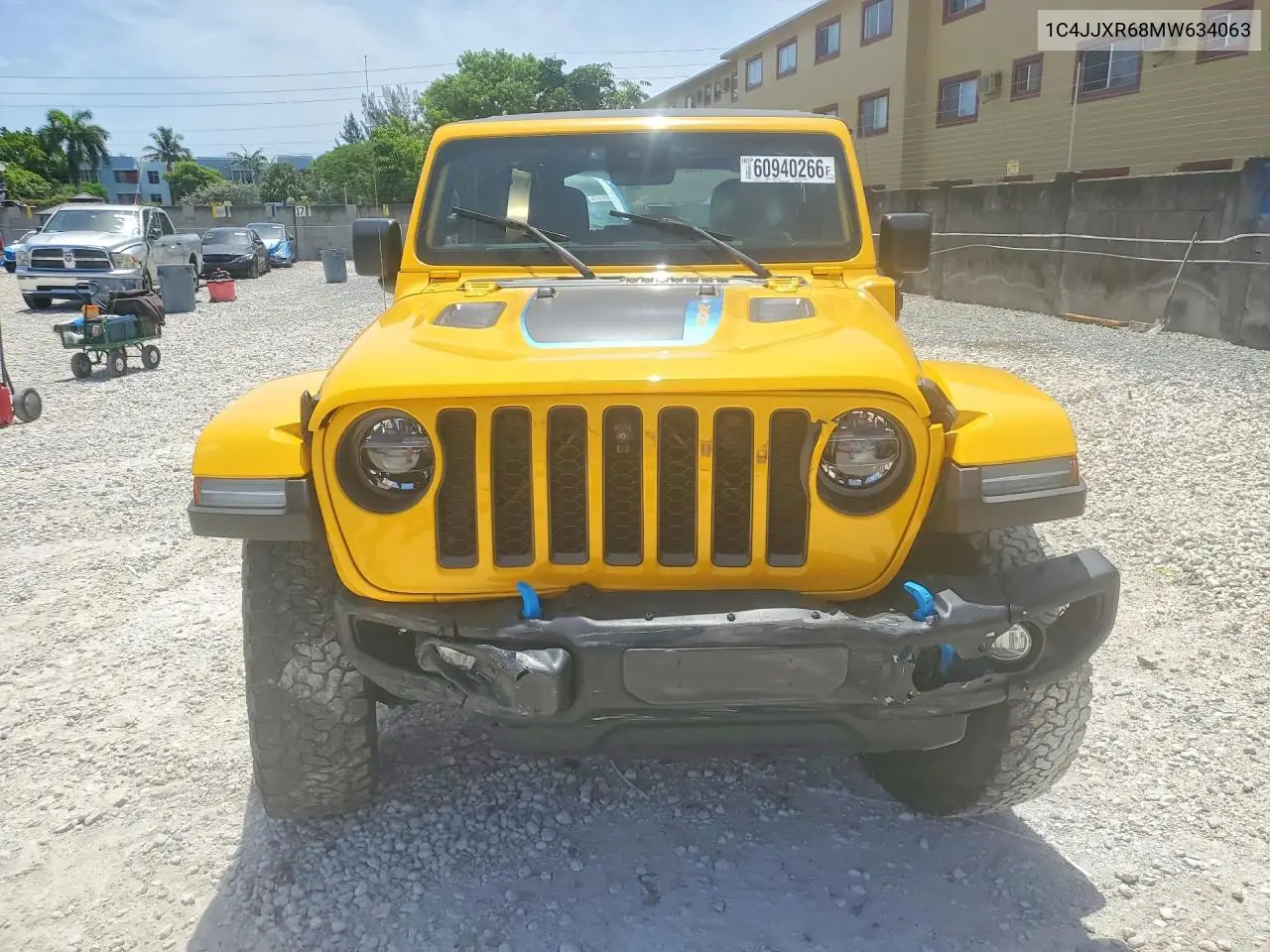 2021 Jeep Wrangler Unlimited Rubicon 4Xe VIN: 1C4JJXR68MW634063 Lot: 60940266