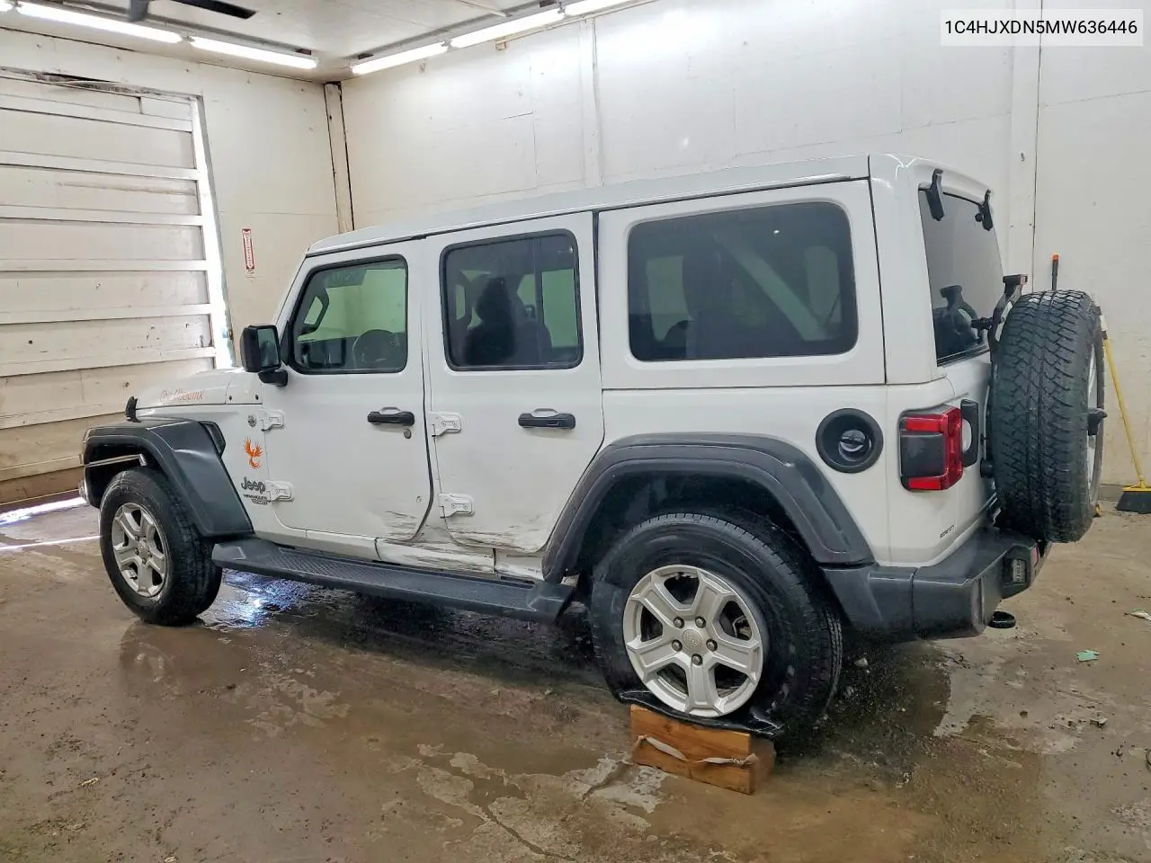 2021 Jeep Wrangler Unlimited Sport VIN: 1C4HJXDN5MW636446 Lot: 61912416