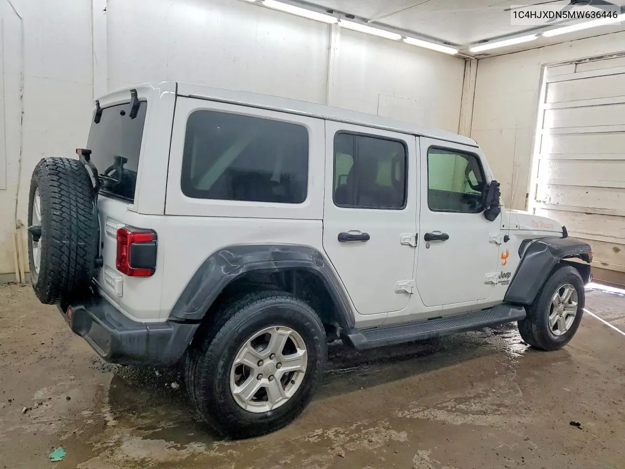 2021 Jeep Wrangler Unlimited Sport VIN: 1C4HJXDN5MW636446 Lot: 61912416