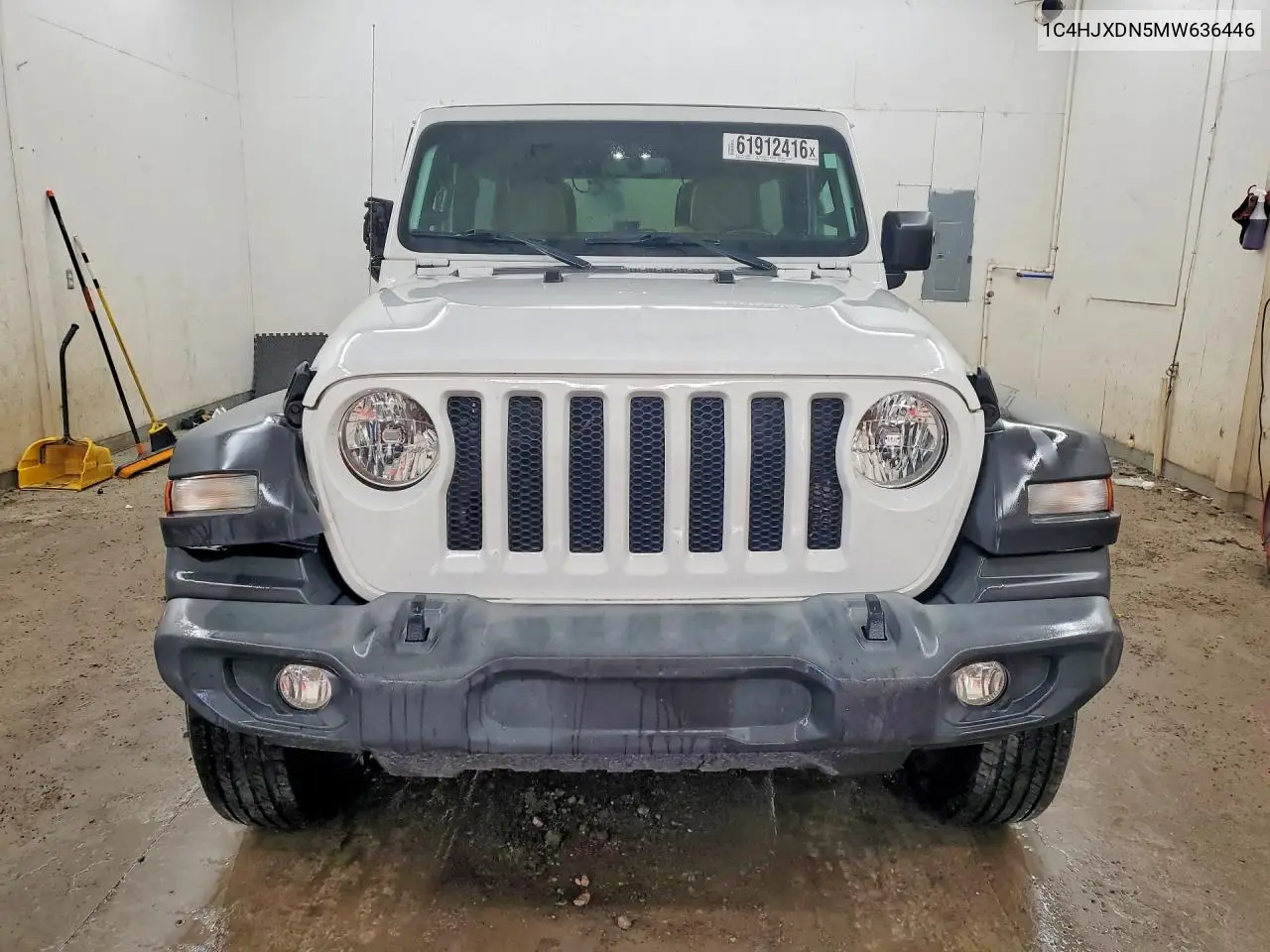 2021 Jeep Wrangler Unlimited Sport VIN: 1C4HJXDN5MW636446 Lot: 61912416