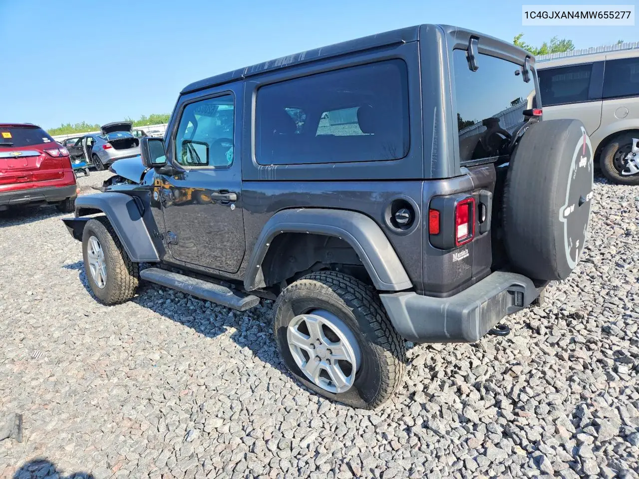2021 Jeep Wrangler Sport VIN: 1C4GJXAN4MW655277 Lot: 62002626