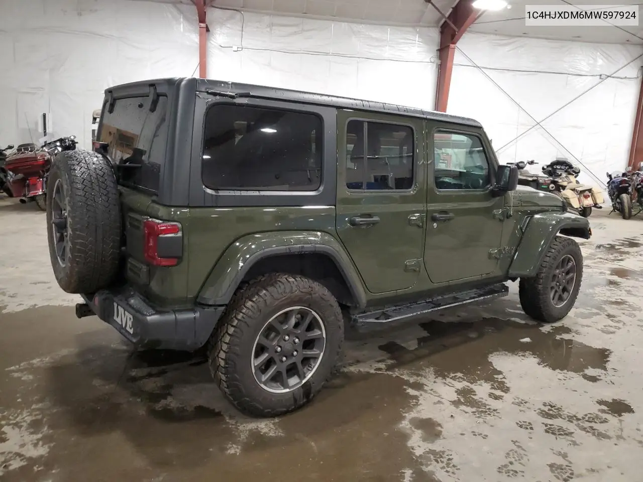 1C4HJXDM6MW597924 2021 Jeep Wrangler Unlimited Sport
